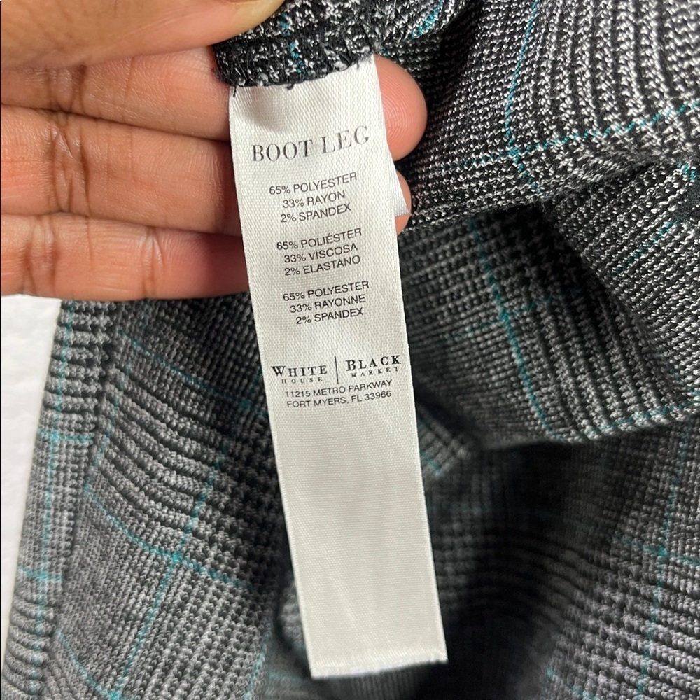 White House Black Market Women's Charcoal Dress Pants Sz 14 Business Office Wear - Picture 6 of 7